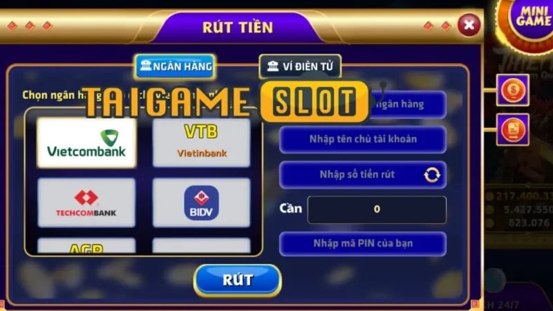 Hướng dẫn các bước rút tiền G63 online